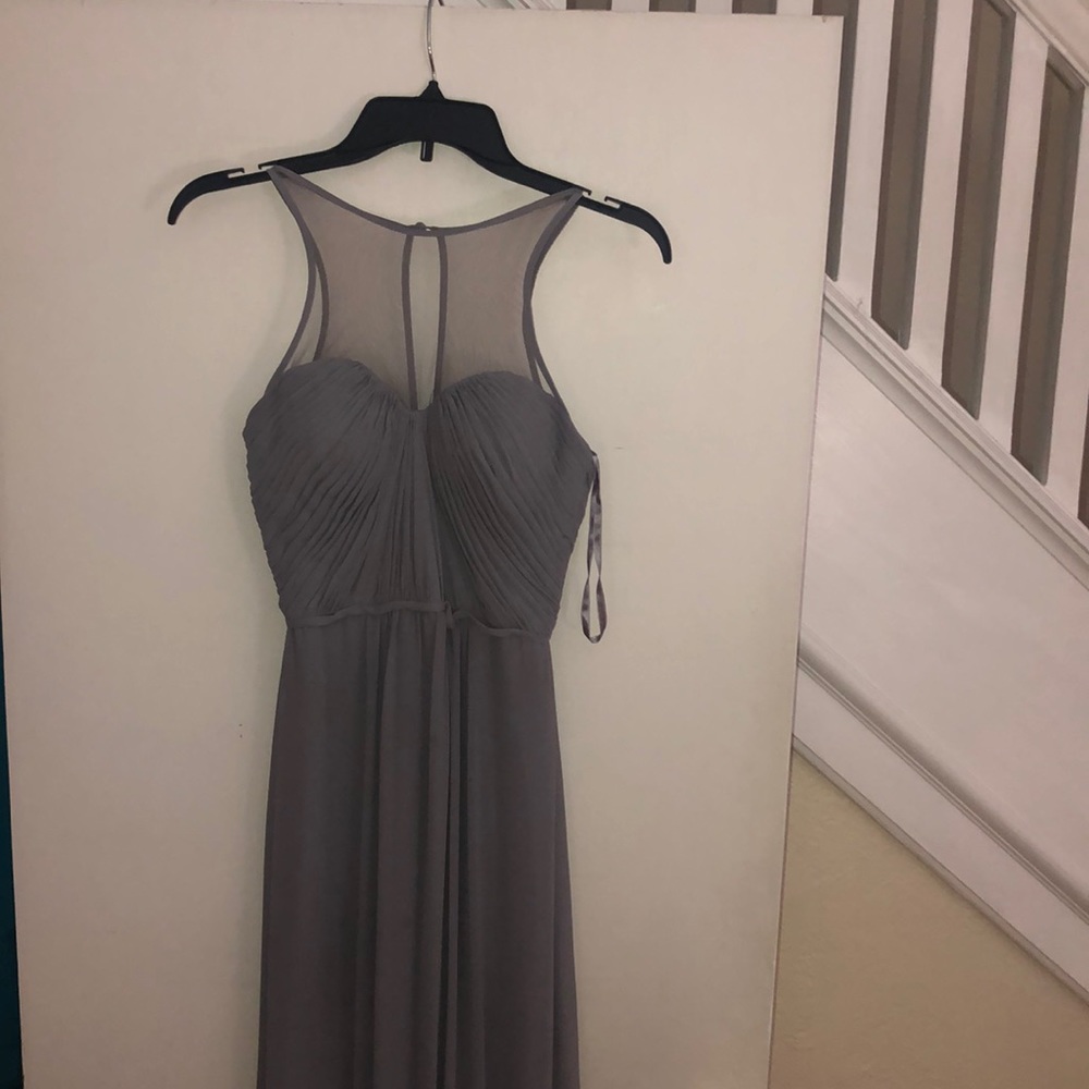 Long Faviana Gray Dress